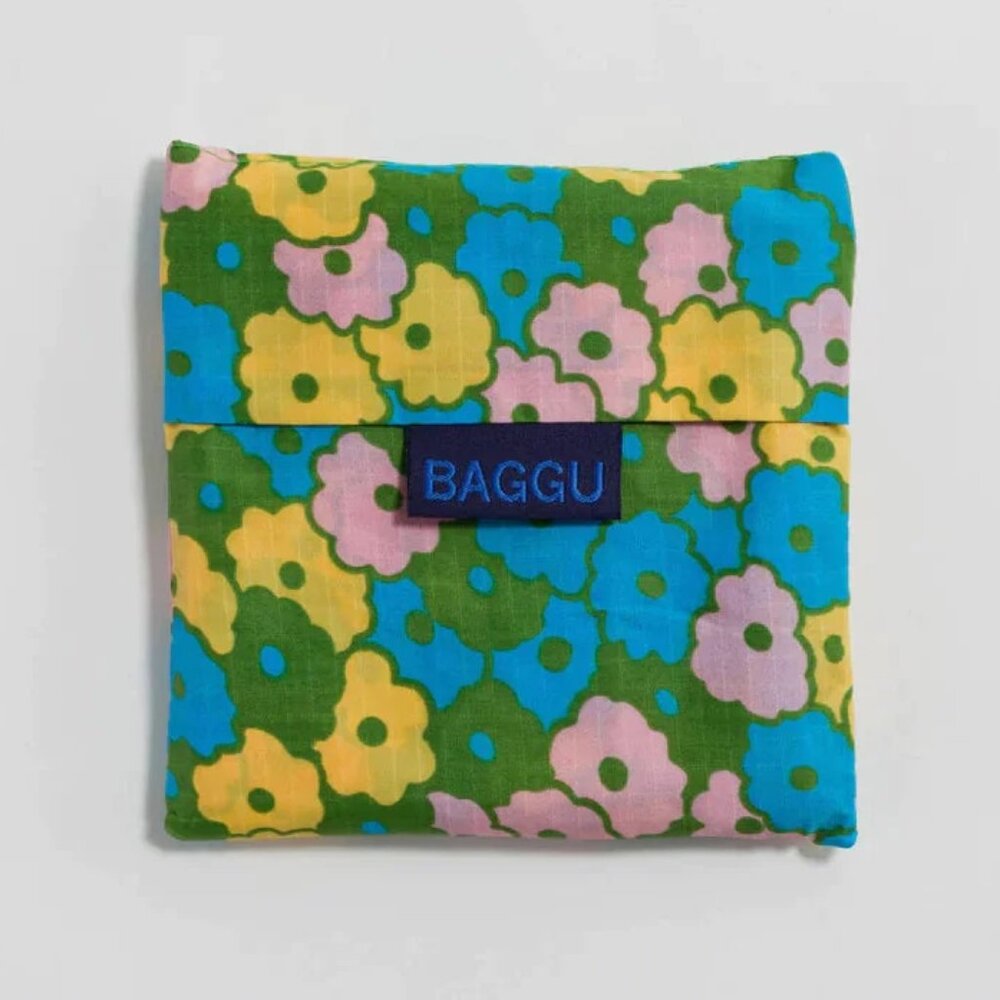 NWOT Standard Baggu - Flowerbed (Woodblock Mix)